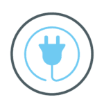 Black Circle With Utensils Restaurant Logo (5)